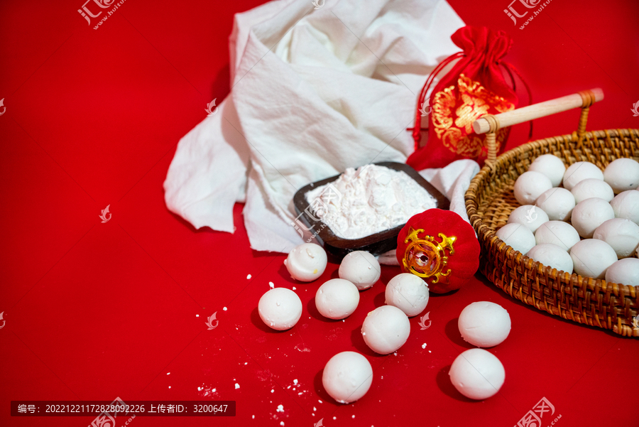 冬至春节汤圆美食