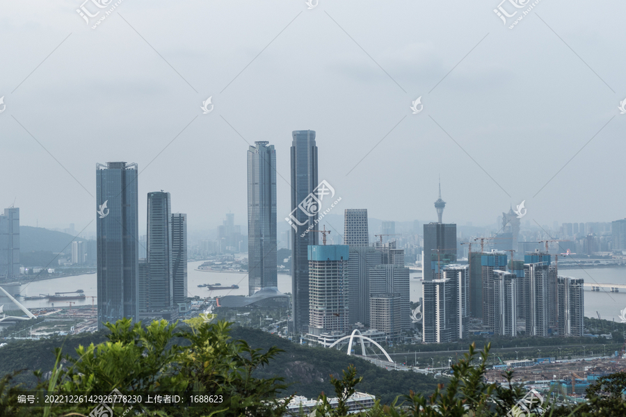 横琴澳门全景