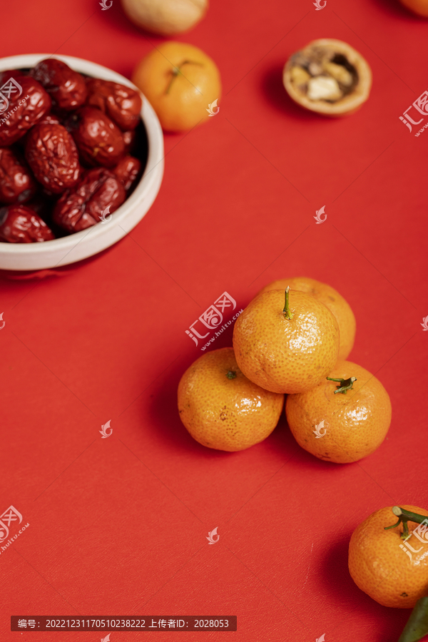 橘子创意新年春节海报