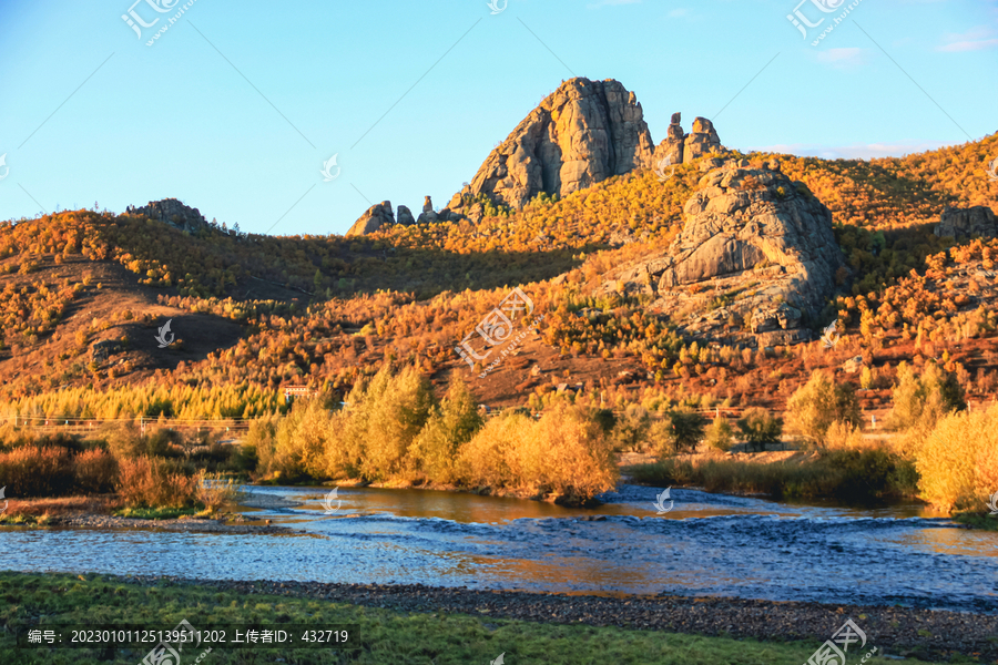 巴林喇嘛山秋景