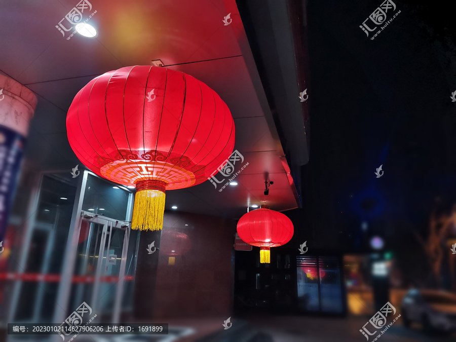 灯笼夜景