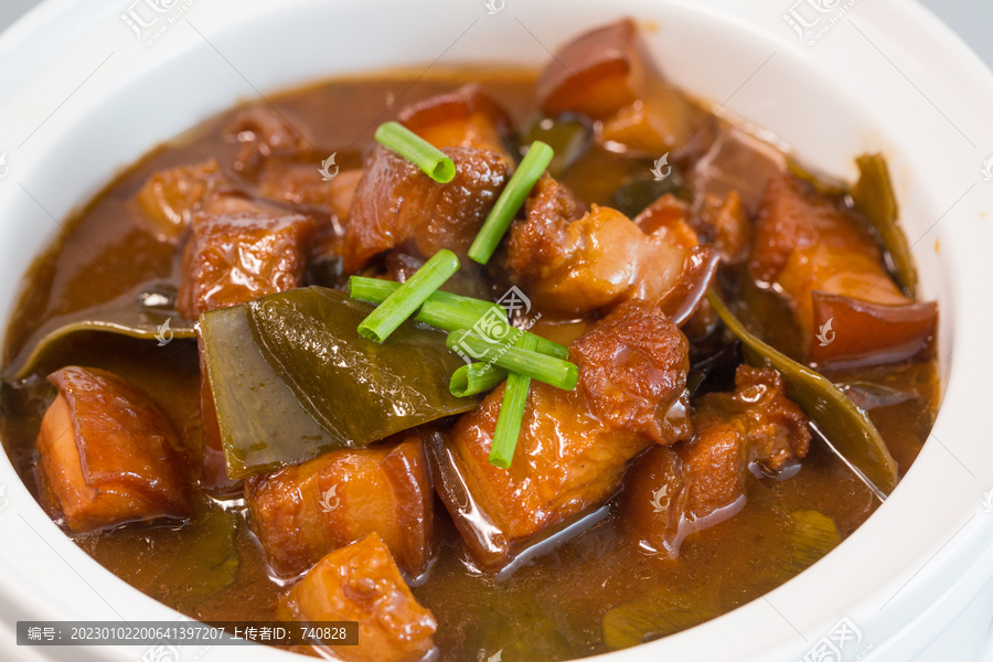 红烧肉炖菜