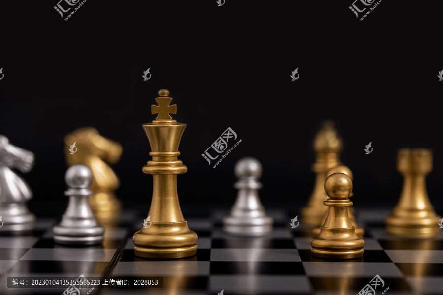 对弈博弈国际象棋素材