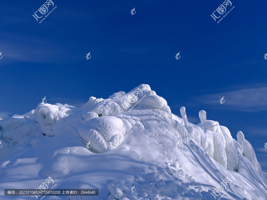 雪山雪景