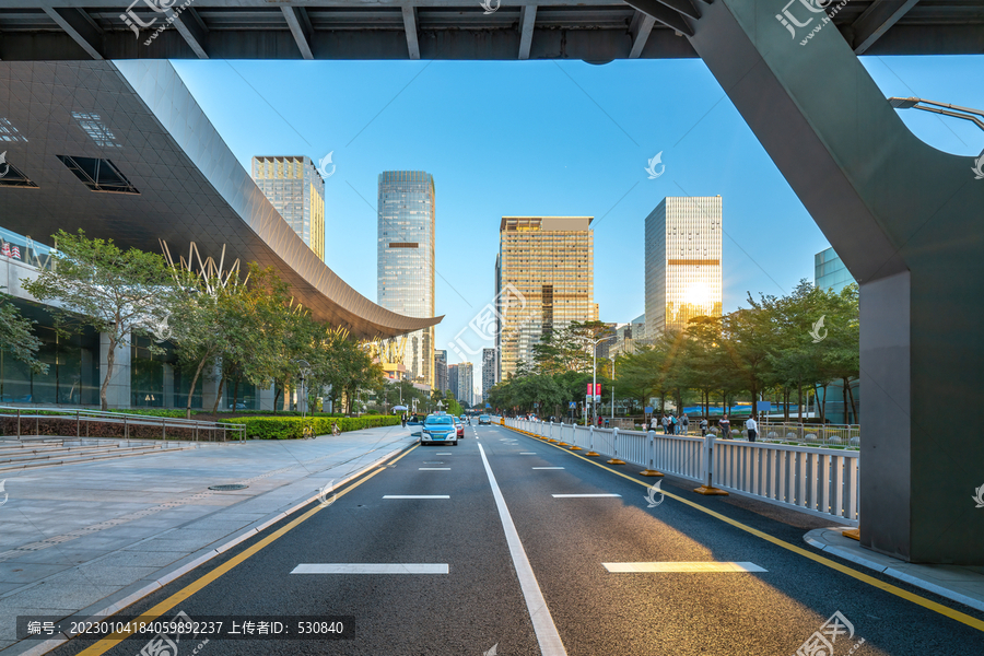 城市道路和城市建筑