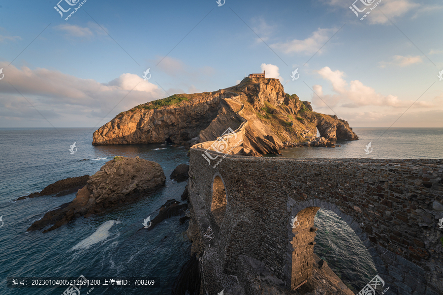 西班牙龙石岛日出