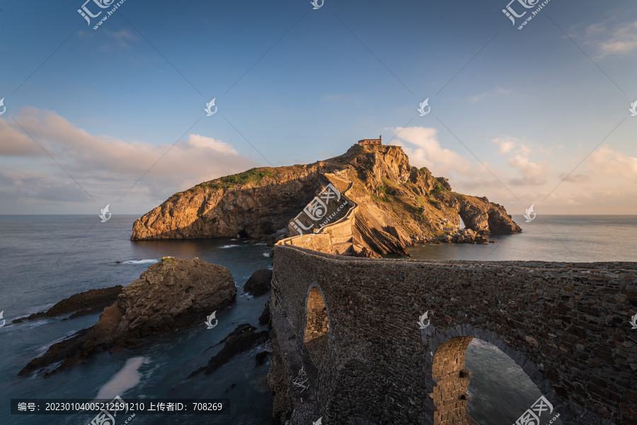 西班牙龙石岛日出