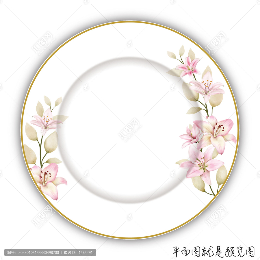 餐具花面