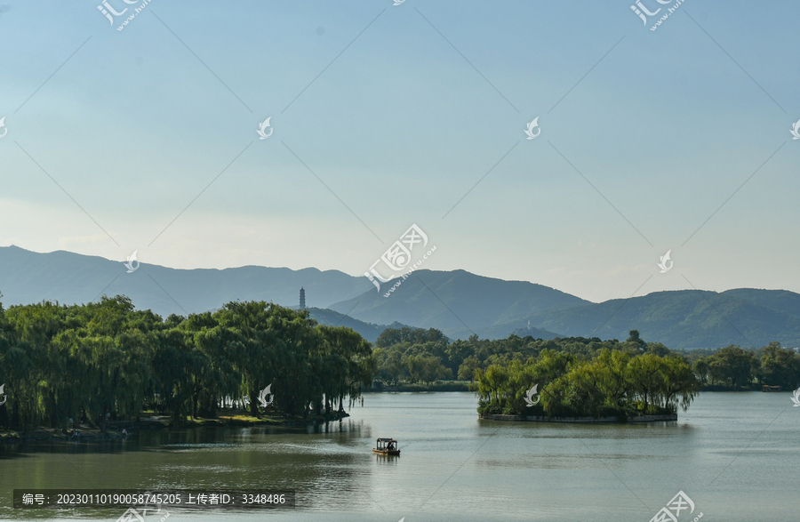 颐和园的山水美景