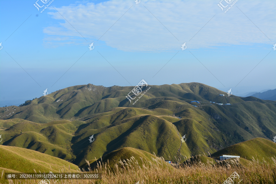 武功山群山