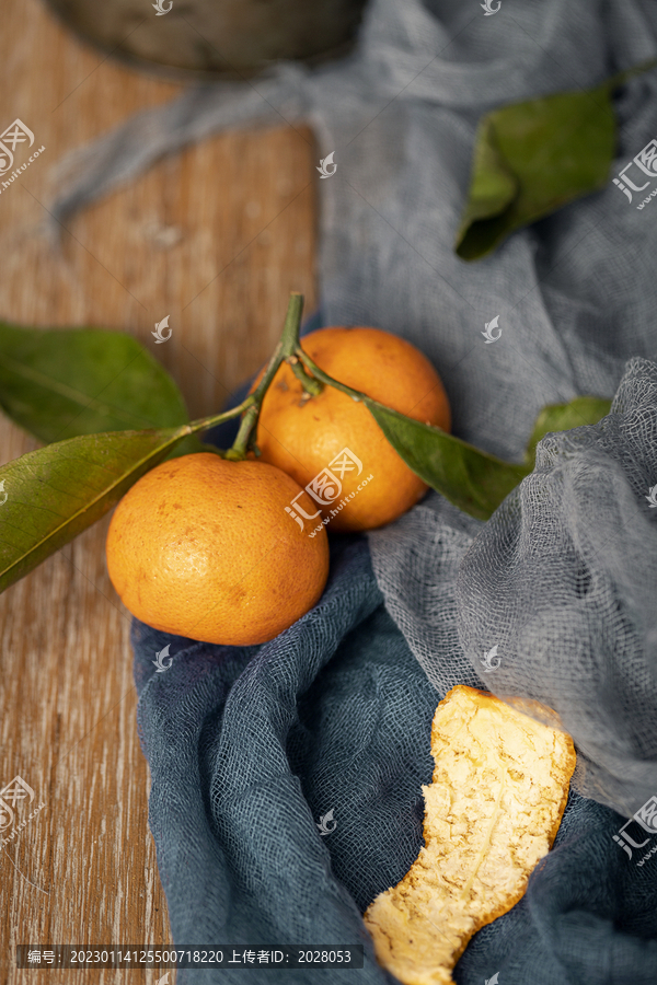 水果橘子柑橘中式背景海报