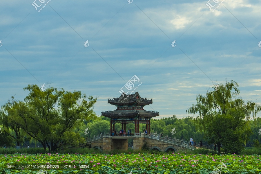 北京颐和园夏日风光