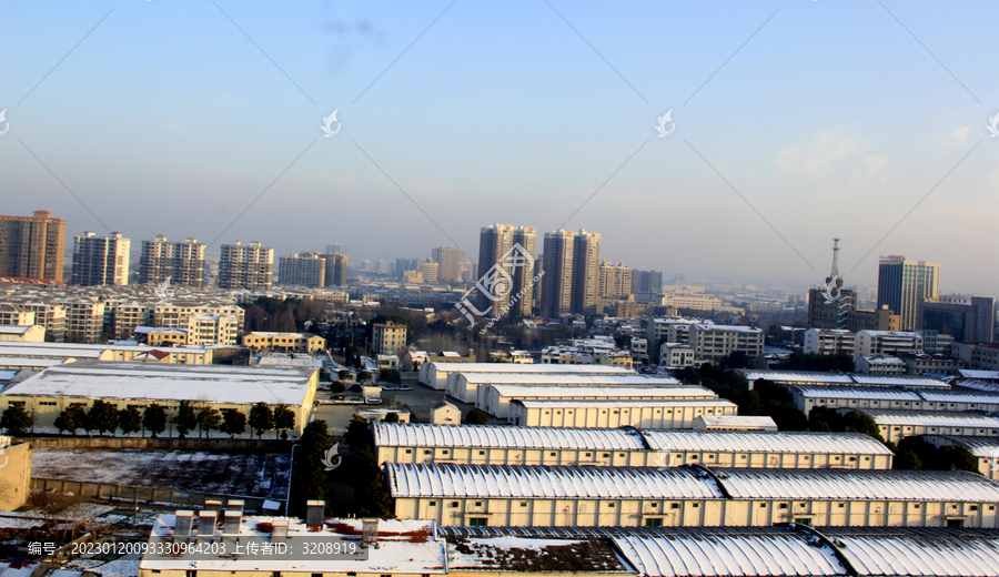 安陆兔年雪景