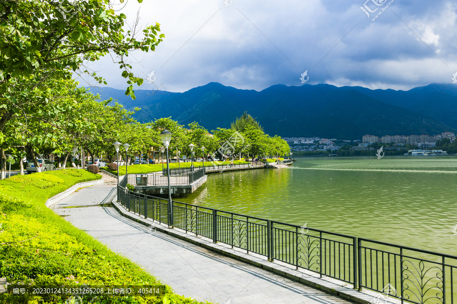 肇庆波海湖环湖绿道休闲道