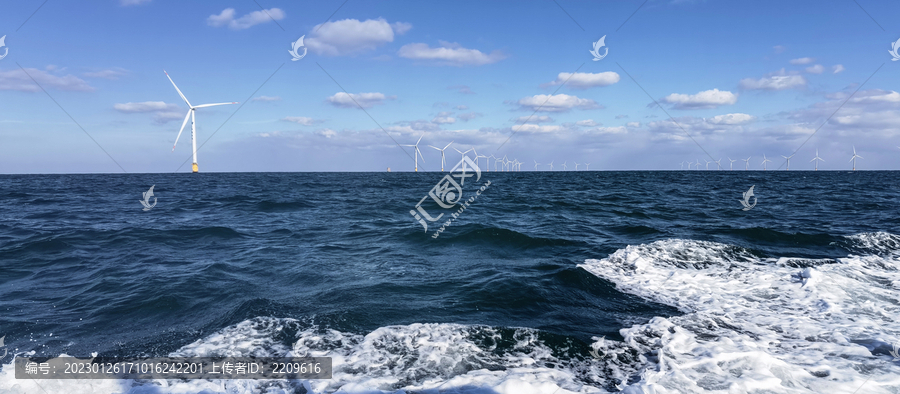 黄海风力发电大场景