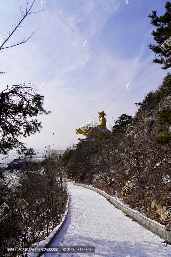 老子骑牛远景