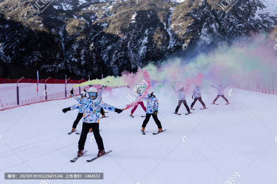 滑雪表演