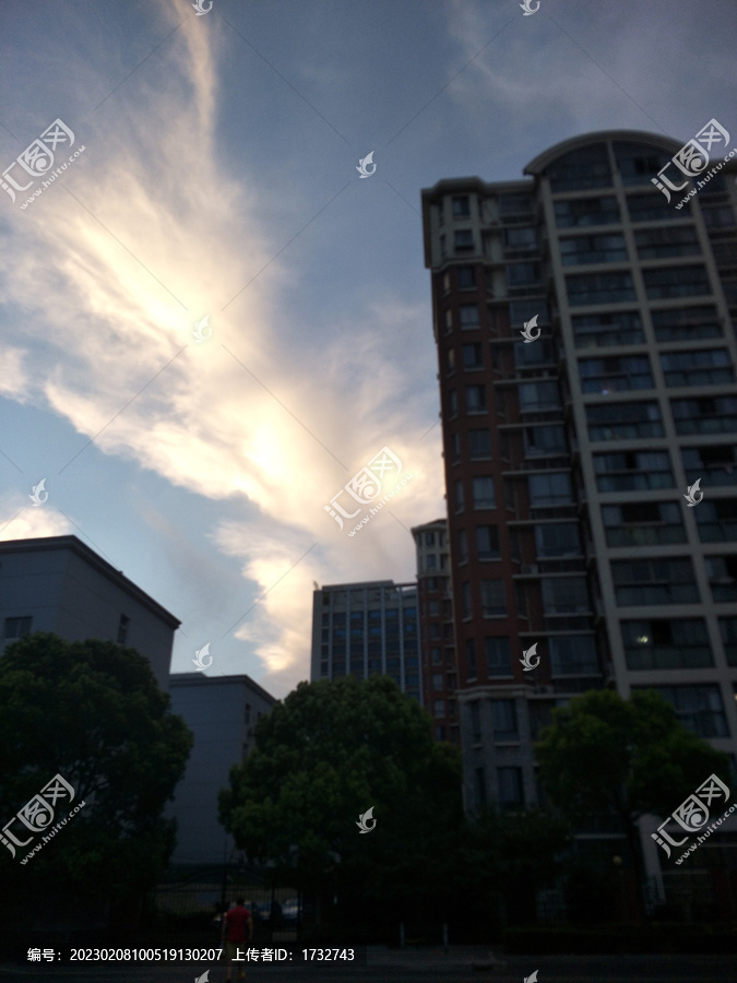 上海天空好看大气的云