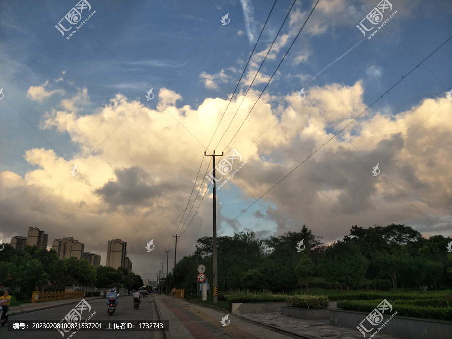 上海天空好看大气的云