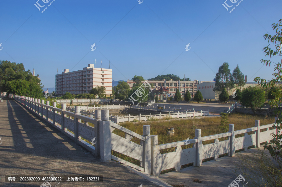 广场石栏杆建筑