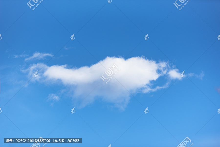 蓝天白云纯净图片