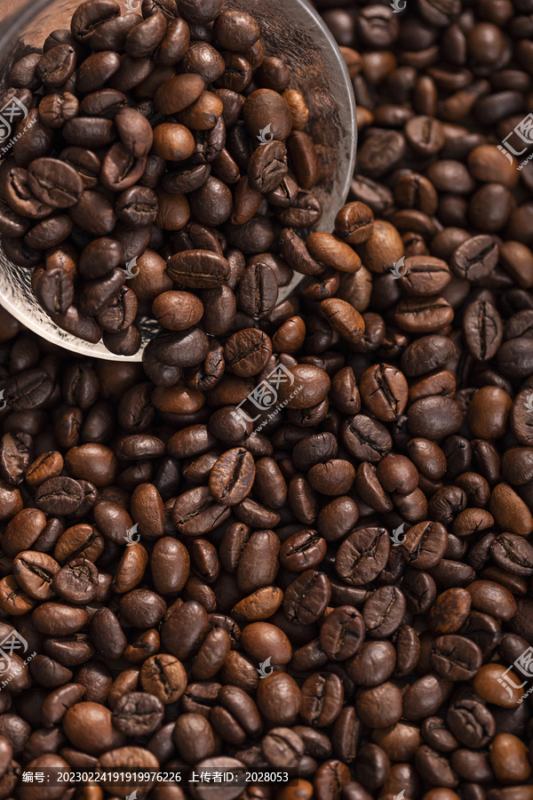 咖啡豆创意咖啡素材