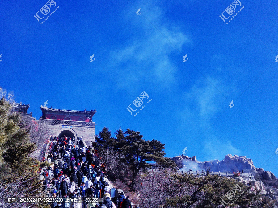 泰山风光西神门