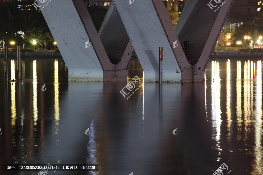 广州市现代城市夜景