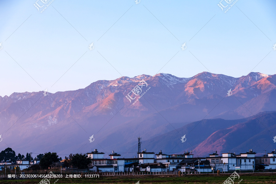 云南大理白族喜洲古镇风景