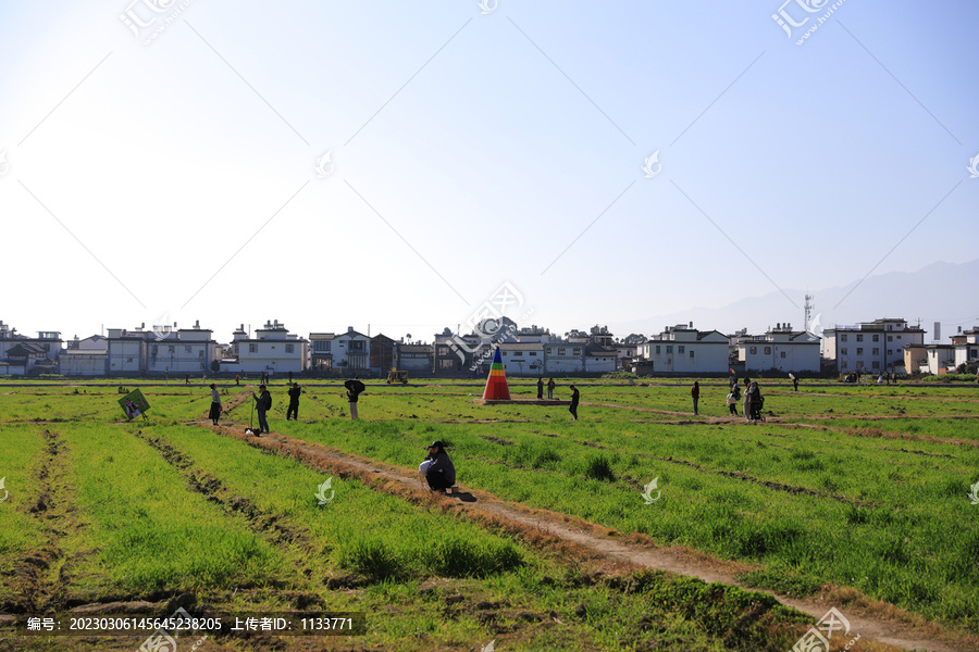 云南大理白族喜洲古镇风景