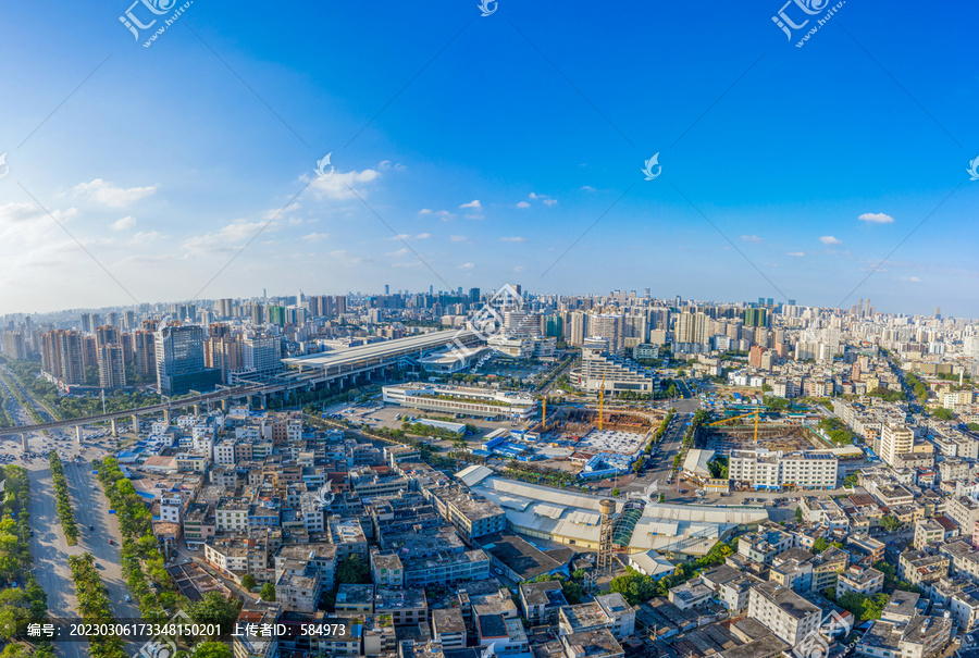 海南环岛高铁海口东站铁路车站