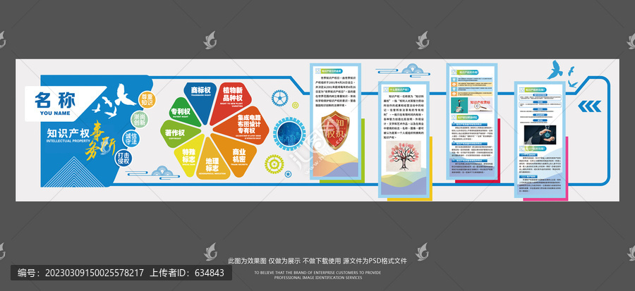知识产权形象墙