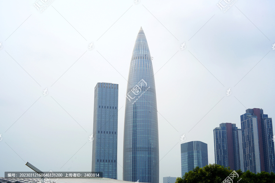 深圳湾标志性建筑高楼