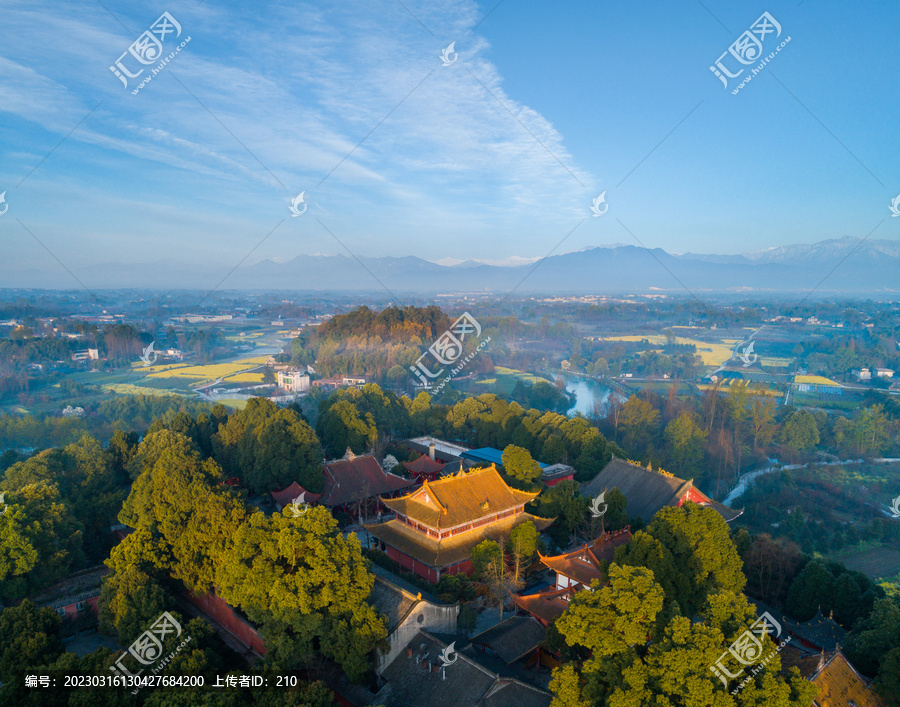 唐昌平乐寺雪山