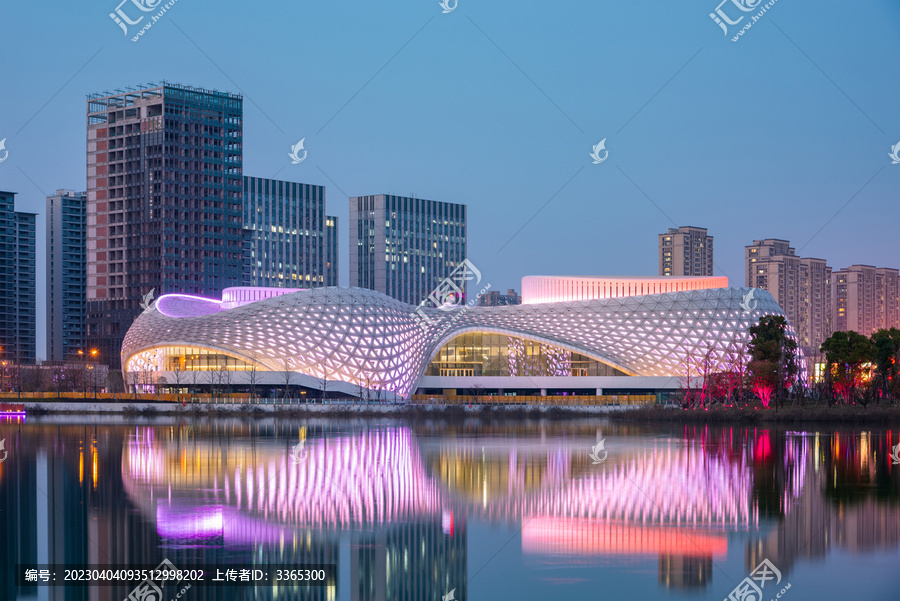 金沙湖大剧院夜景