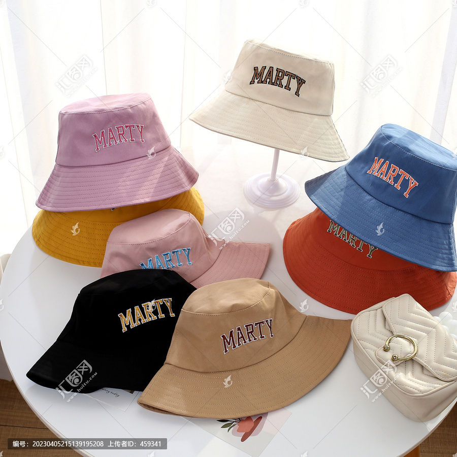 MARTY刺绣渔夫帽