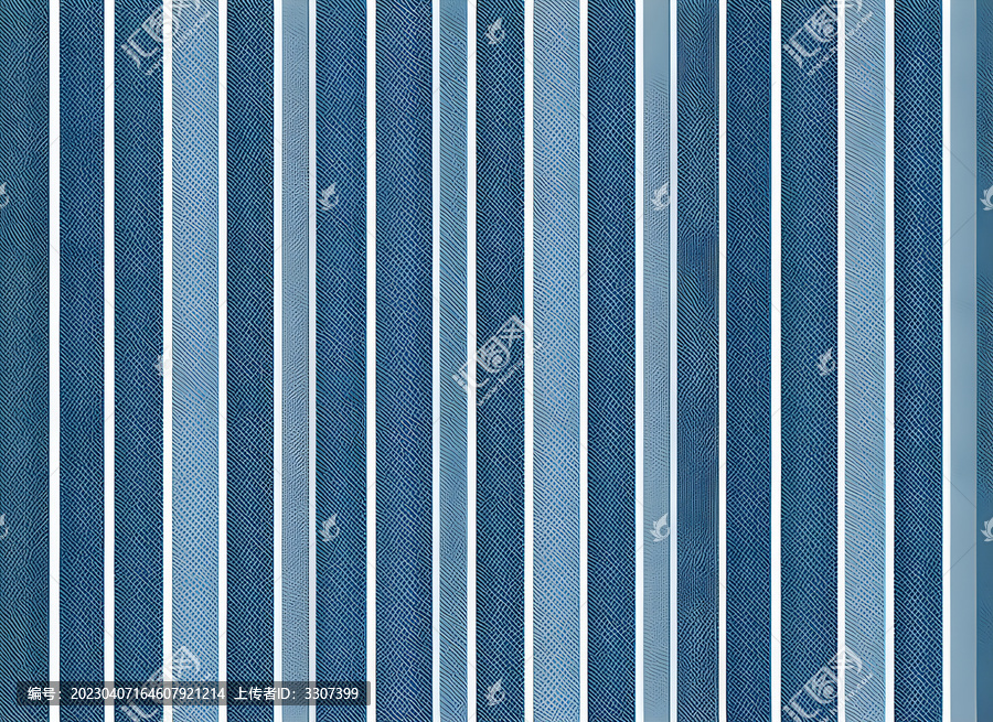 蓝色竖纹地毯