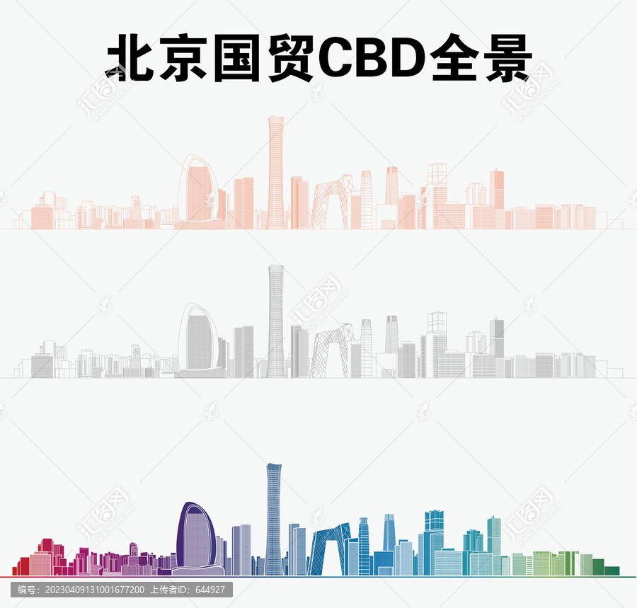 北京国贸CBD全景
