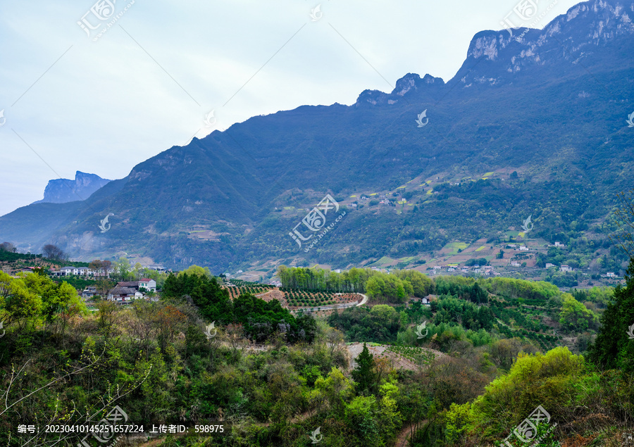 湖北宜昌清江山水自然风光