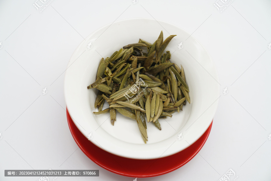 叶底茶底毛尖春茶绿茶素材