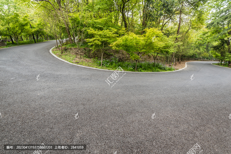 南京栖霞山园林道路