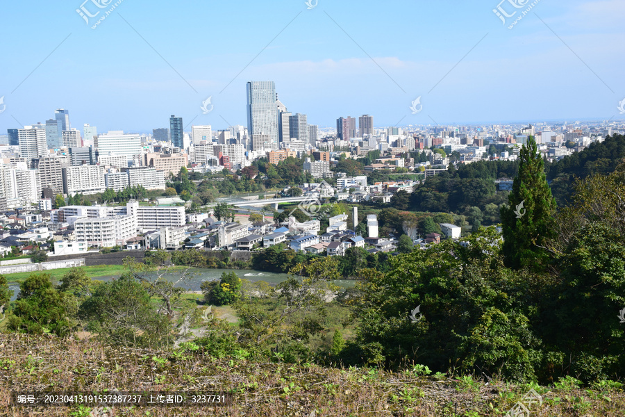 日本仙台城市风光