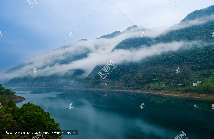 湖北宜昌长阳清江山水自然风光