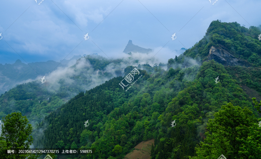 湖北宜昌长阳清江山水自然风光