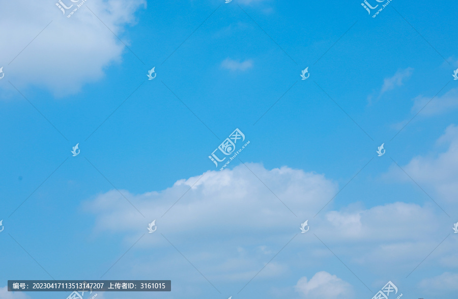 蓝天白云天空背景图片晴天夏季