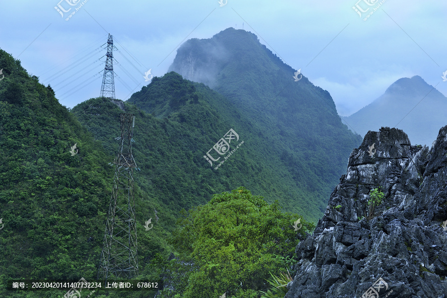 春天山水风光