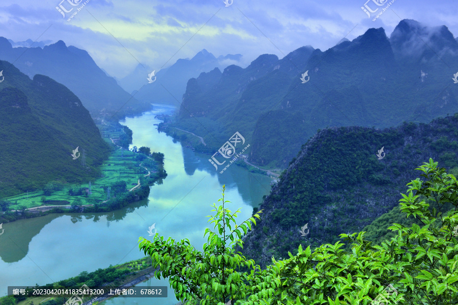 春天山水风光