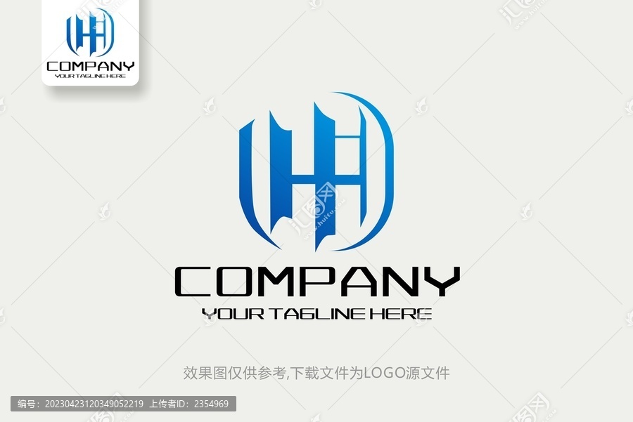 HW科技电子IT机械logo