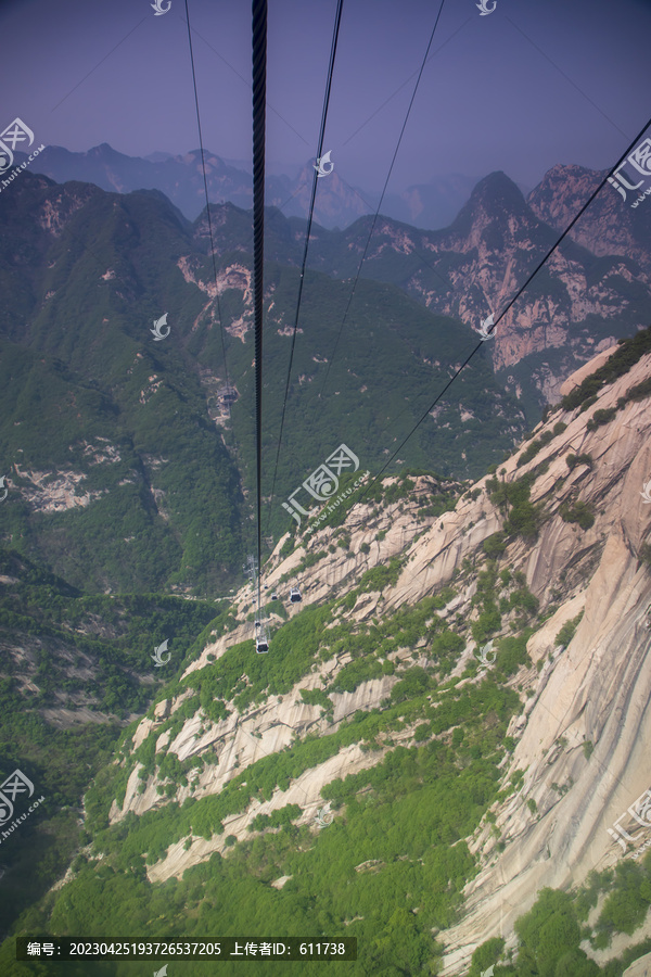 陕西华山西峰风景