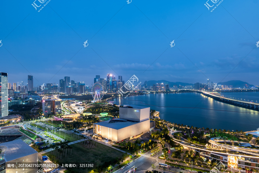 深圳宝安欢乐港湾夜景